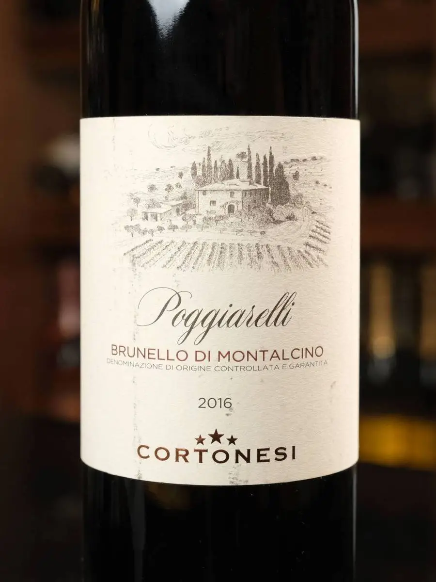 Вино Cortonesi Poggiarelli Brunello di Montalcino 2016 / Кортонези Брунелло ди Монтальчино Поджарелли 2016