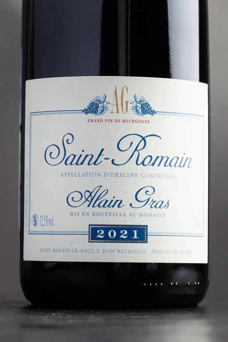 Вино Domaine Alain Gras Saint-Romain Pinot Noir 2021 / Домен Ален Гра Сен-Ромен Пино Нуар