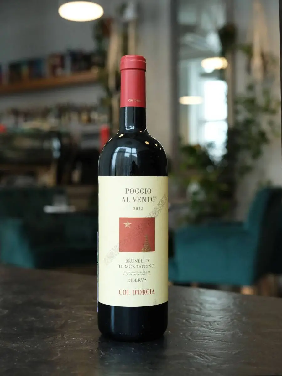 Вино Poggio al Vento Riserva Brunello di Montalcino DOCG 2012  / Поджио аль Венето Резерва Брунелло ди Монтальчино