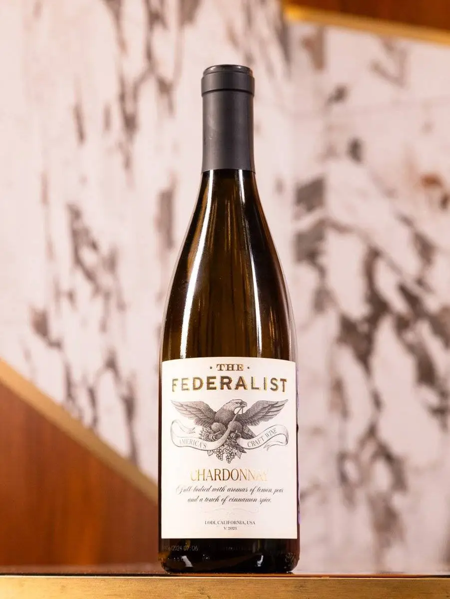 Вино Chardonnay The Federalist Mendocino County / Федералист Шардоне Мендосино Каунти