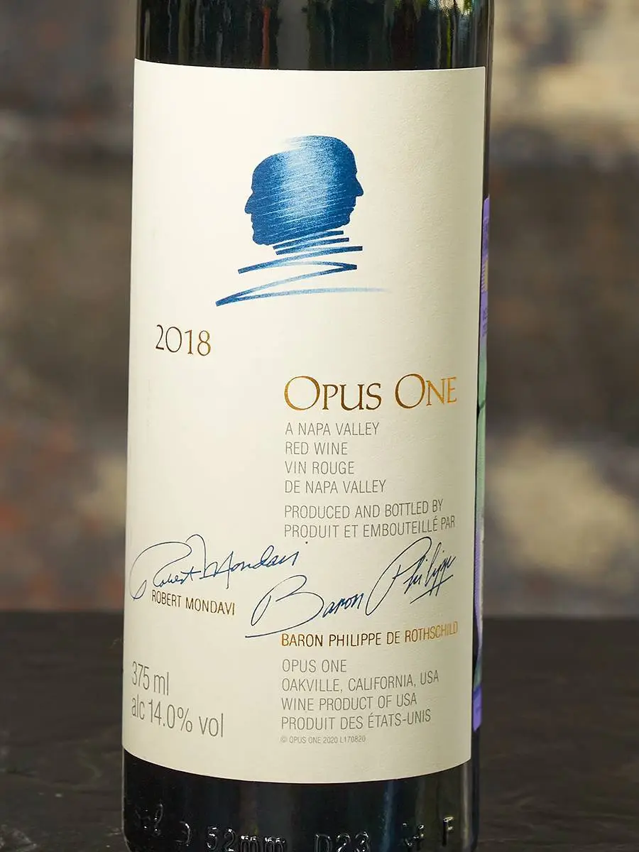 Вино Opus One Napa Valley 2018 0.375 / Долина Напа Опус Уан