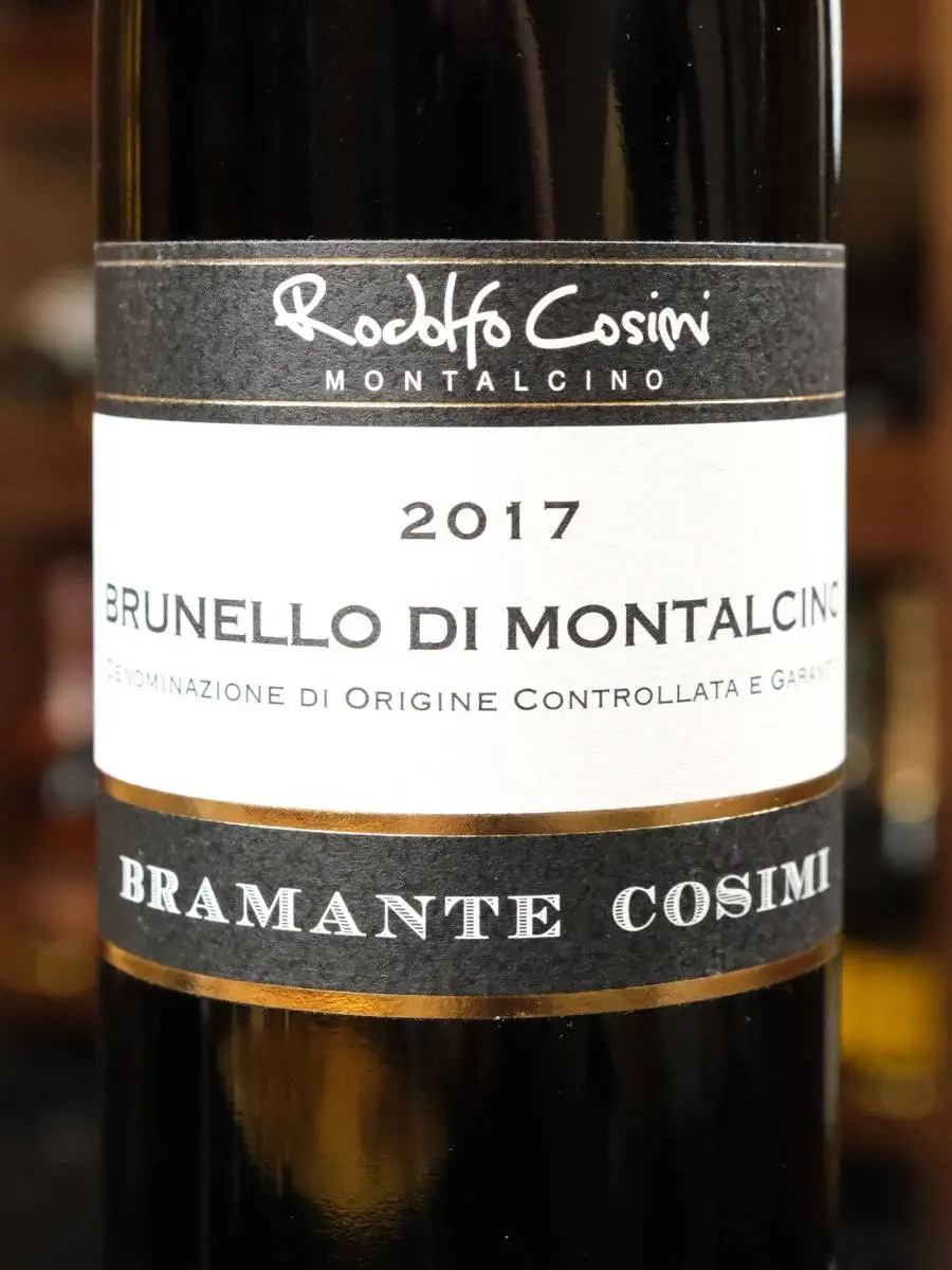 Вино Brunello di Montalcino Bramante Cosimi 2017 / Брунелло ди Монтальчино Браманте Козими
