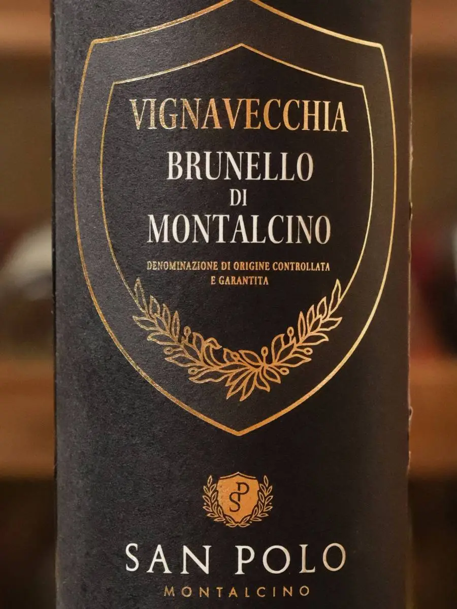 Вино San Polo Brunello di Montalcino Vinavecchia DOCG 2016 / Сан Поло Брунелло ди Монтальчино Виньявеккья