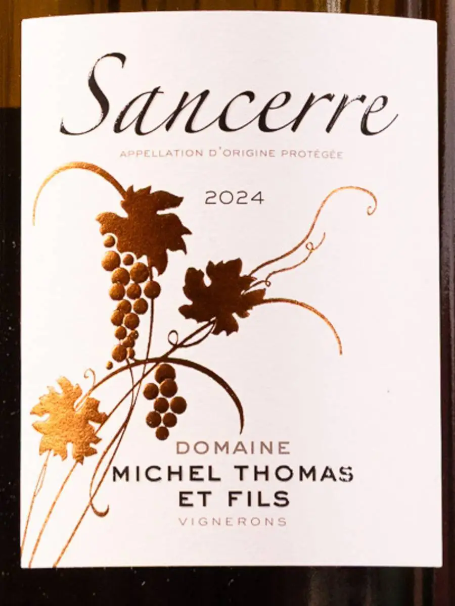 Вино Domaine Michel Tomas Sancerre 2024 / Сансер Домен Мишель Тома
