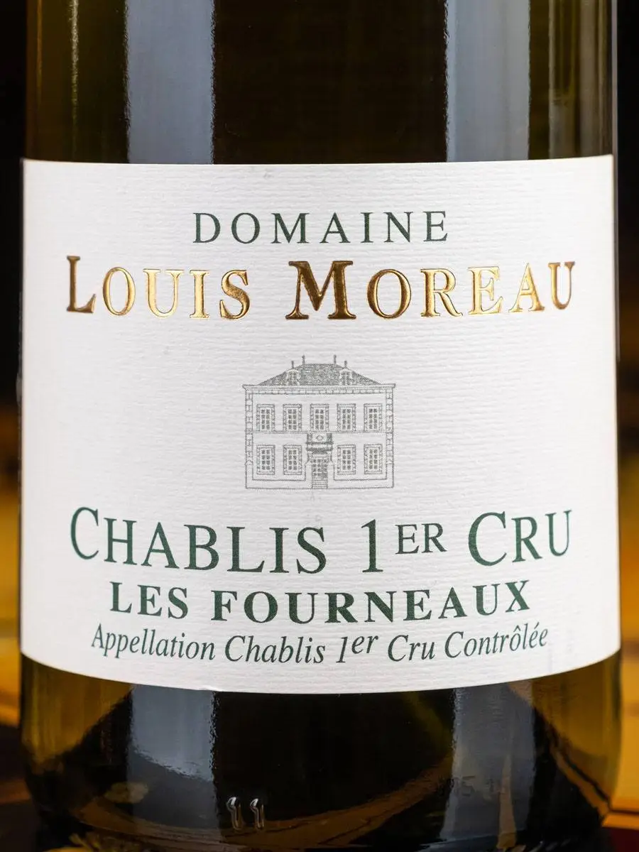 Этикетка Domaine Louis Moreau Chablis 1er Cru Les Fourneaux 2023