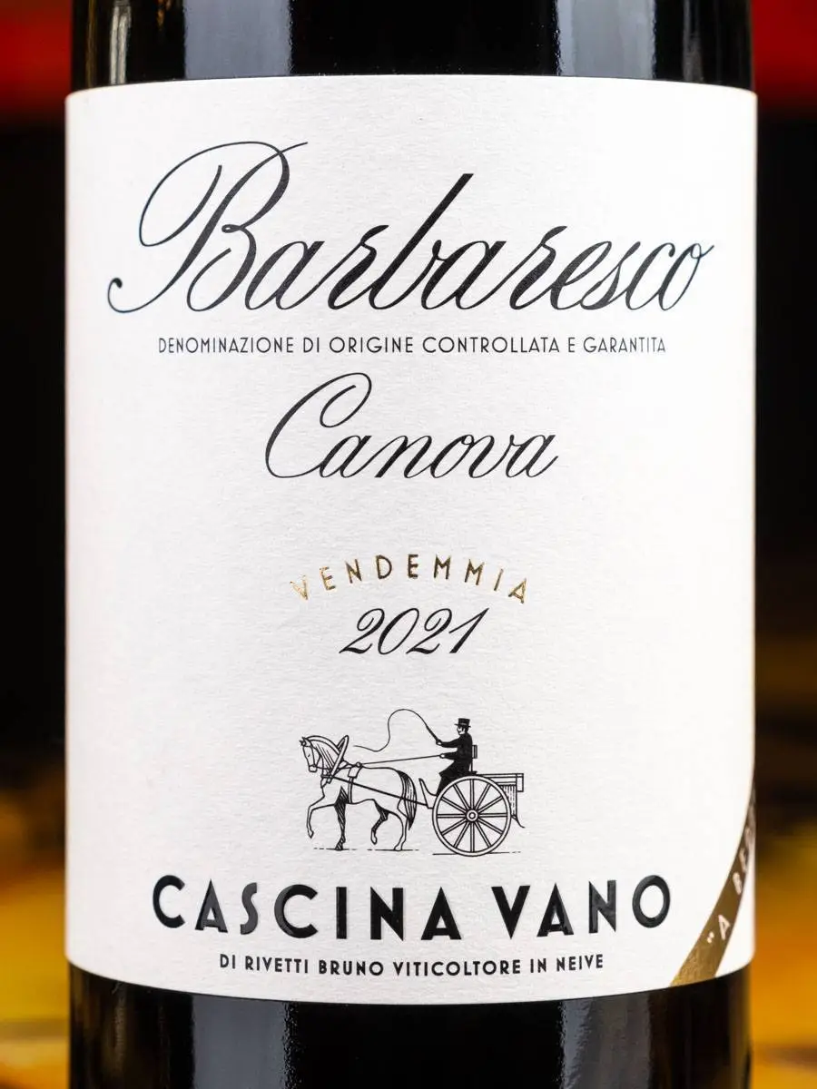 Вино Cascina Vano Canova Barbaresco 2021 / Кашина Вано Канова Барбареско