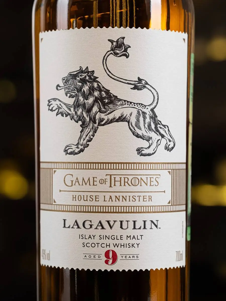 Виски Lagavulin 9 years Game of Thrones House Lannister / Синглтон Игра Престолов Дом Ланнистеров
