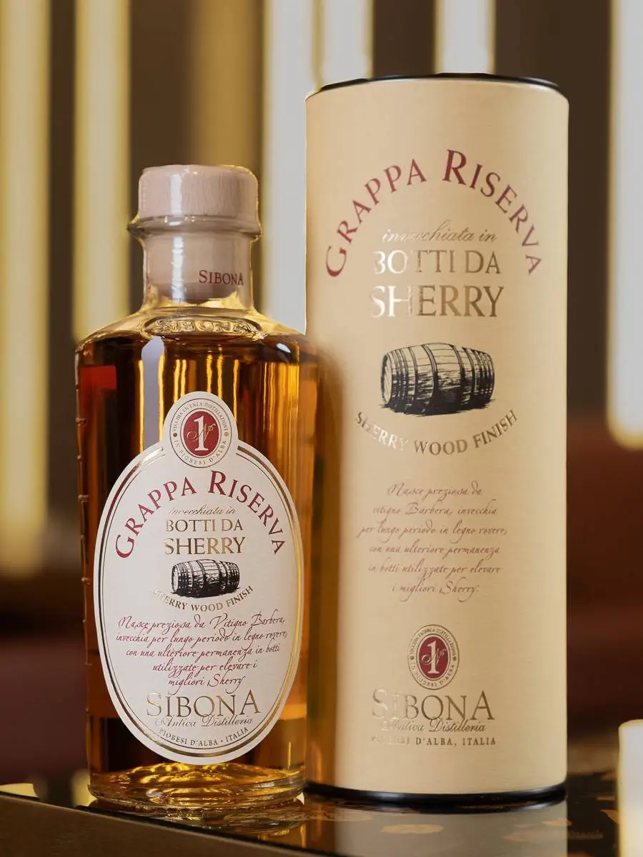 Граппа Sibona Sherry Wood Finish / Сибона Ризерва Шерри Вуд Финиш