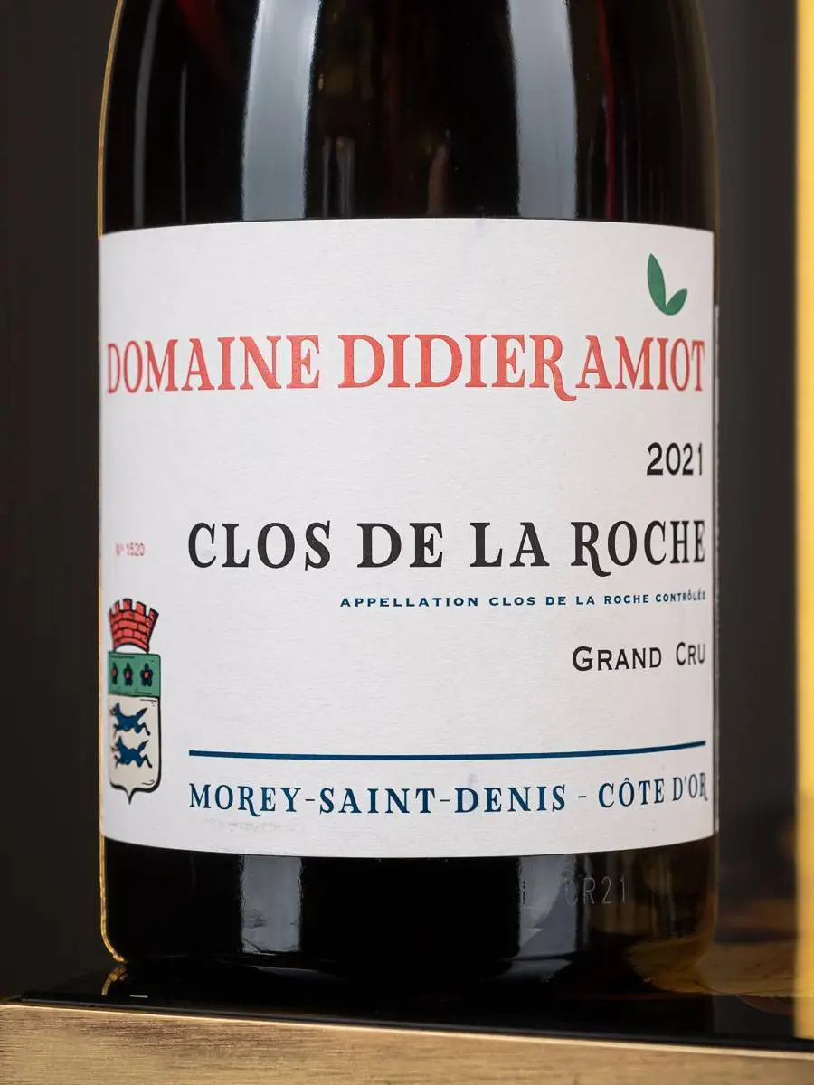 Вино Domaine Didier Amiot Clos de la Roche Grand Cru 2021 / Кло де ля Рош Гран Крю Домен Дидье Амио