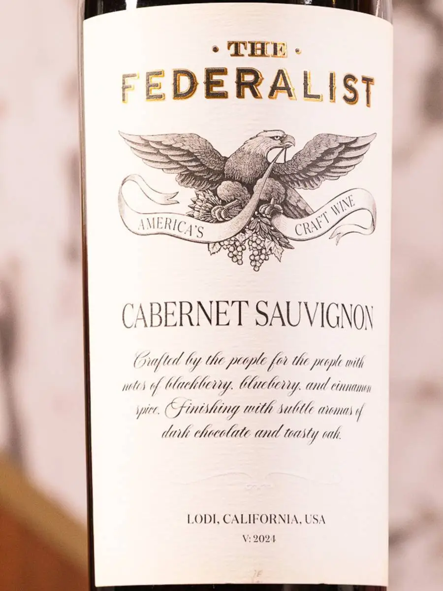 Вино The Federalist Cabernet Sauvignon 2024 / Федералист Каберне Совиньон