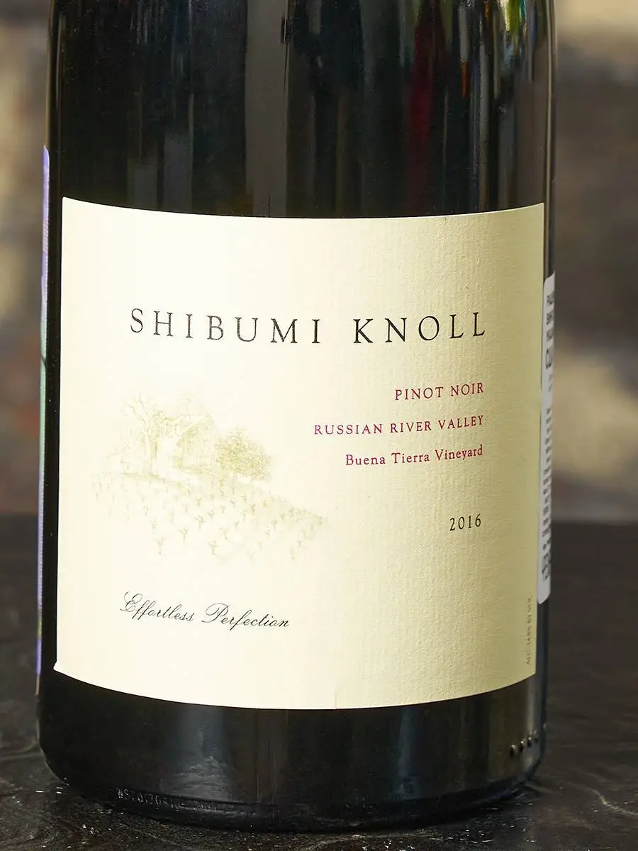 Вино Shibumi Knoll Russian River Valley Pinot Noir 2016 / Шибуми Нолл Пино Нуар Рашен Ривер Вэлли 