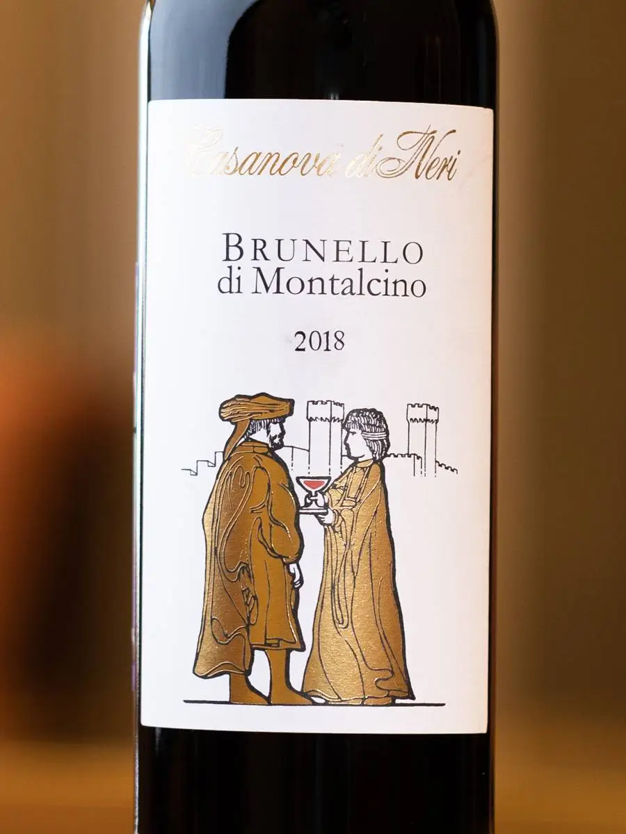 Вино Brunello di Montalcino Figuranti Casanova di Neri 2018 / Брунелло ди Монтальчино Фигуранти Казанова ди Нери