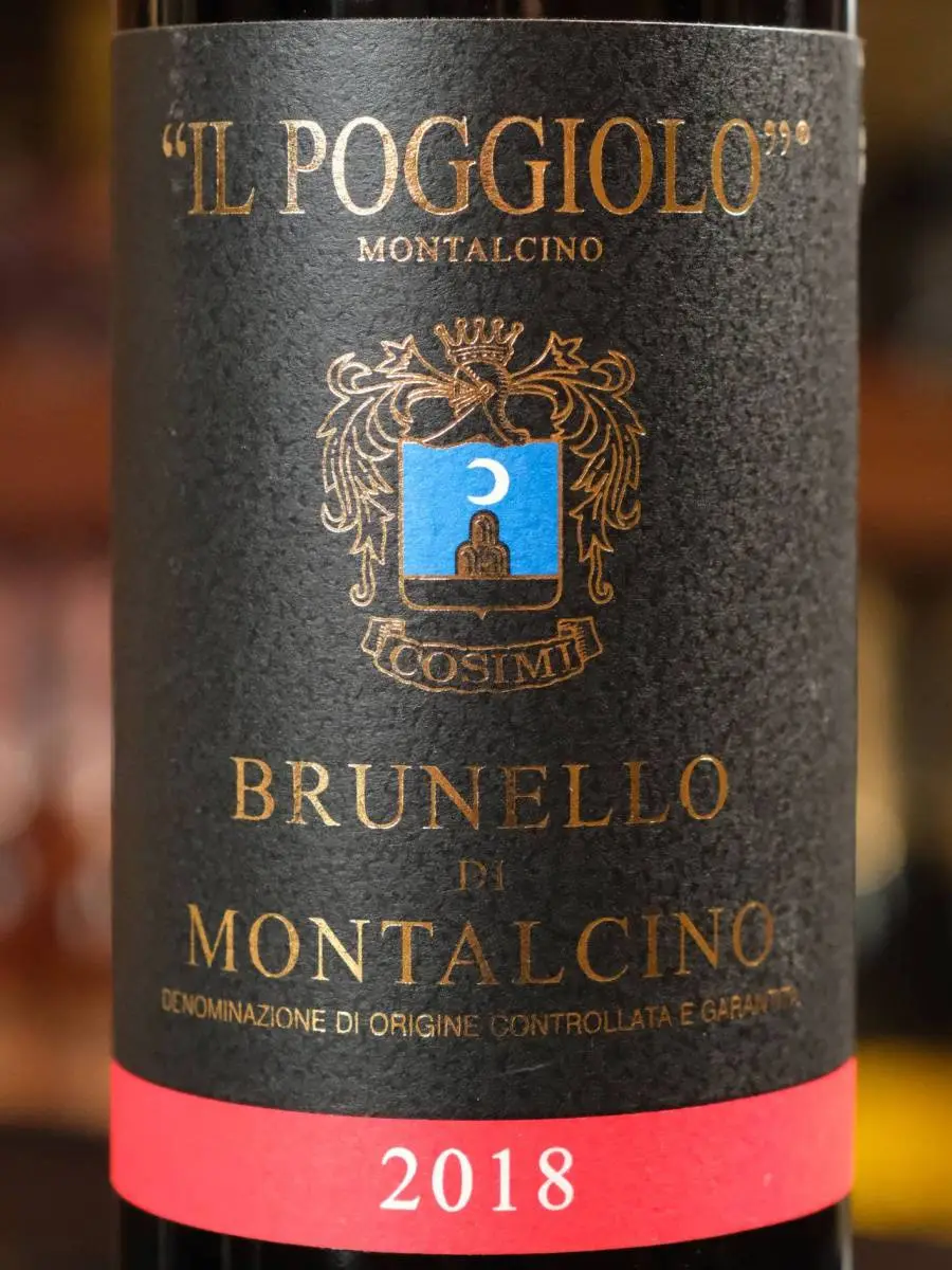 Вино Brunello di Montalcino Il Poggiolo 2018 / Брунелло ди Монтальчино Иль Поджиоло
