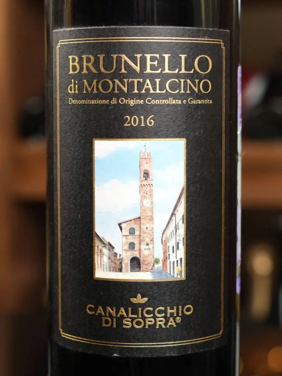 Вино Brunello di Montalcino Canalicchio di Sopra 2016 / Каналиккьо ди Сопра Брунелло ди Монтальчино 2016