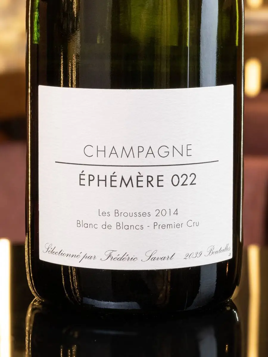 Шампанское Dremon Pere & Fils Ephemere 022 Les Brousses Blanc de Blancs Premier Cru 2014 / Шампань Дремон Пэр э Фис Ле Брус Эфемер 022