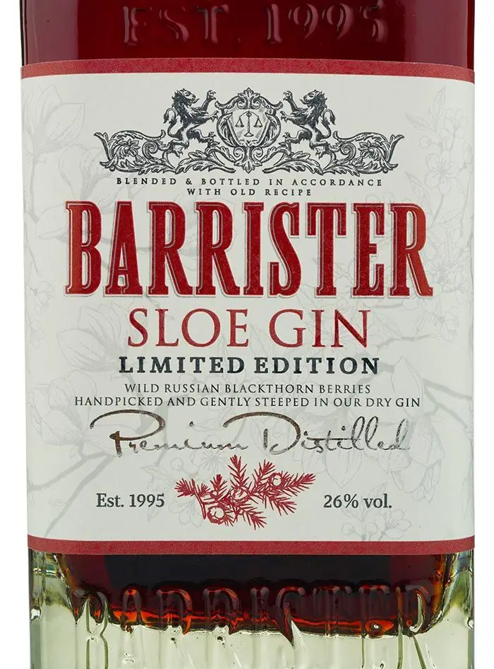 Джин Gin Barrister Sloe / Барристер Слое
