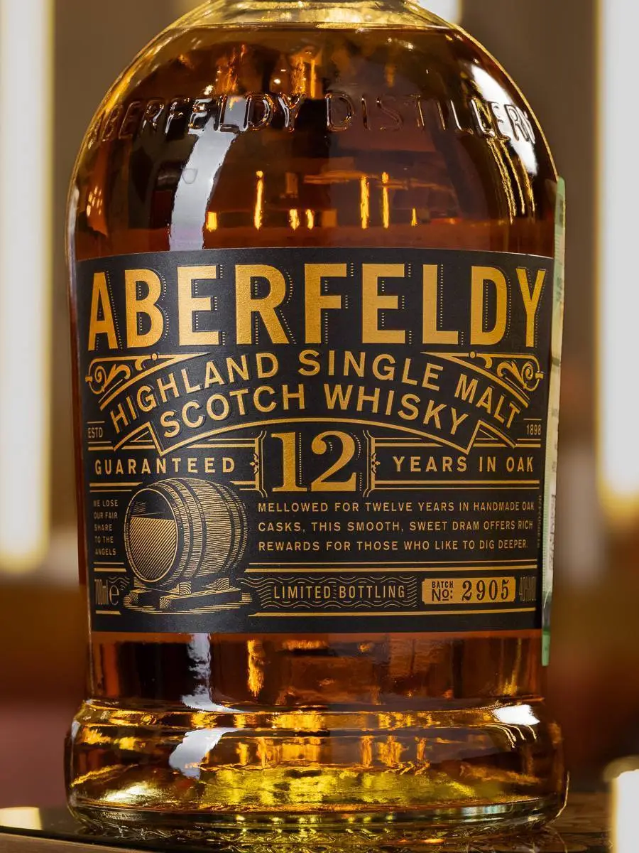 Этикетка Aberfeldy 12 Years Old