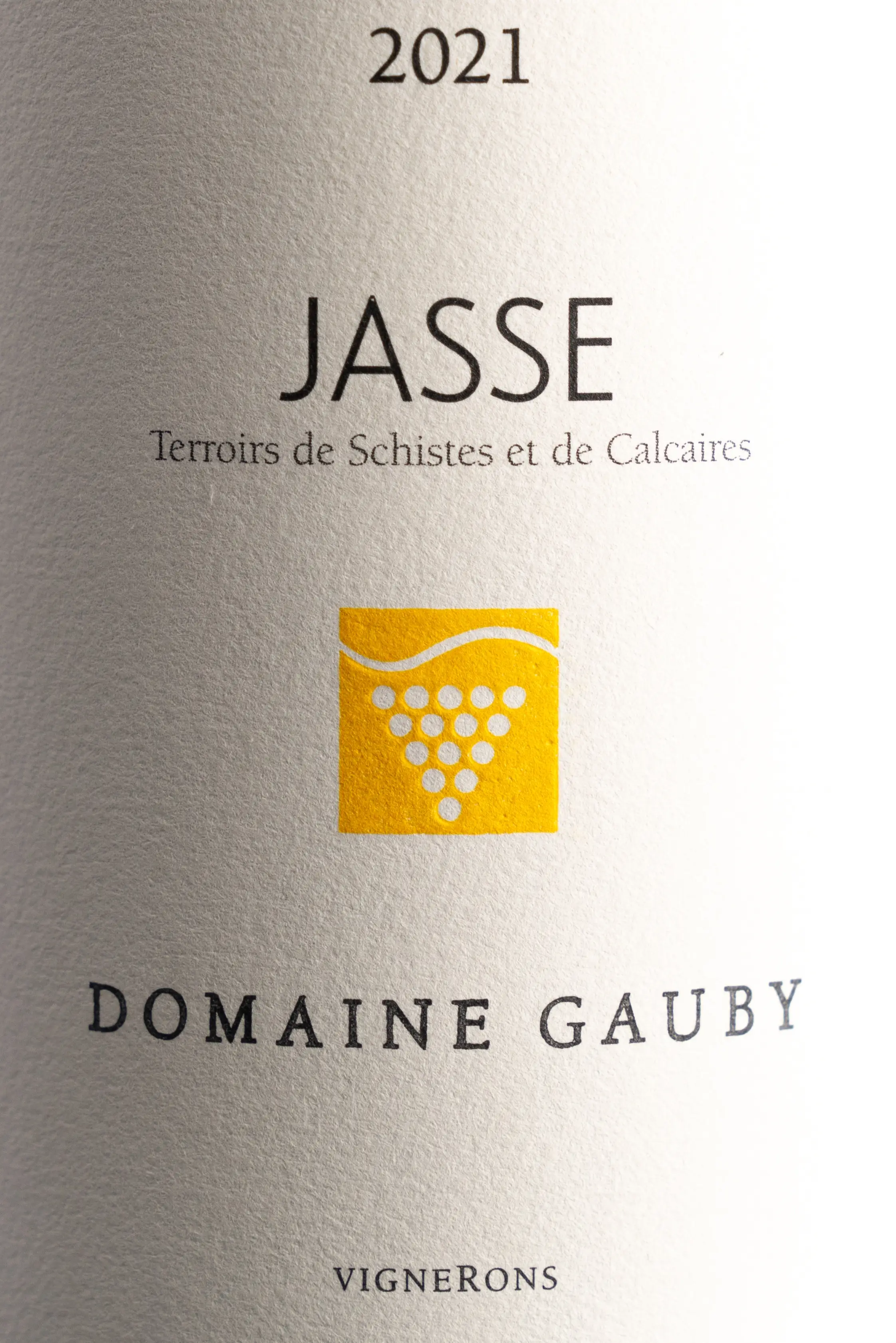 Этикетка Domaine Gauby Jasse Cotes Catalanes IGP 2020