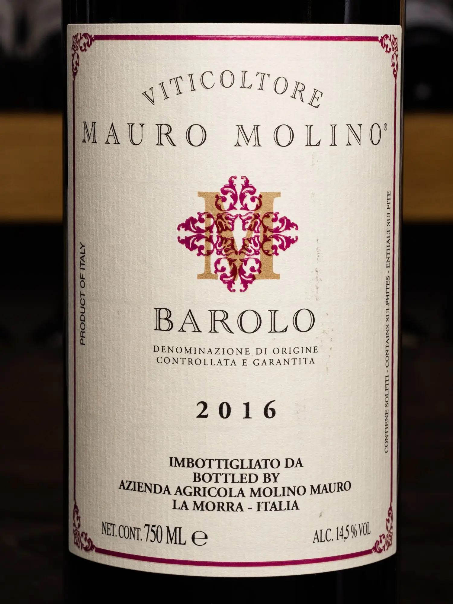Вино Mauro Molino Barolo / Мауро Моллино Бароло