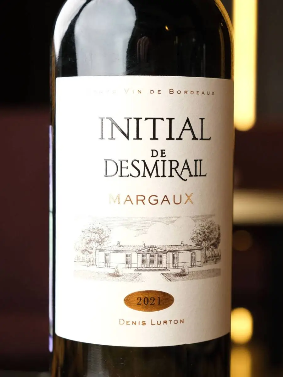 Вино Initial de Desmirail Margaux AOC / Инисьяль де Демирай