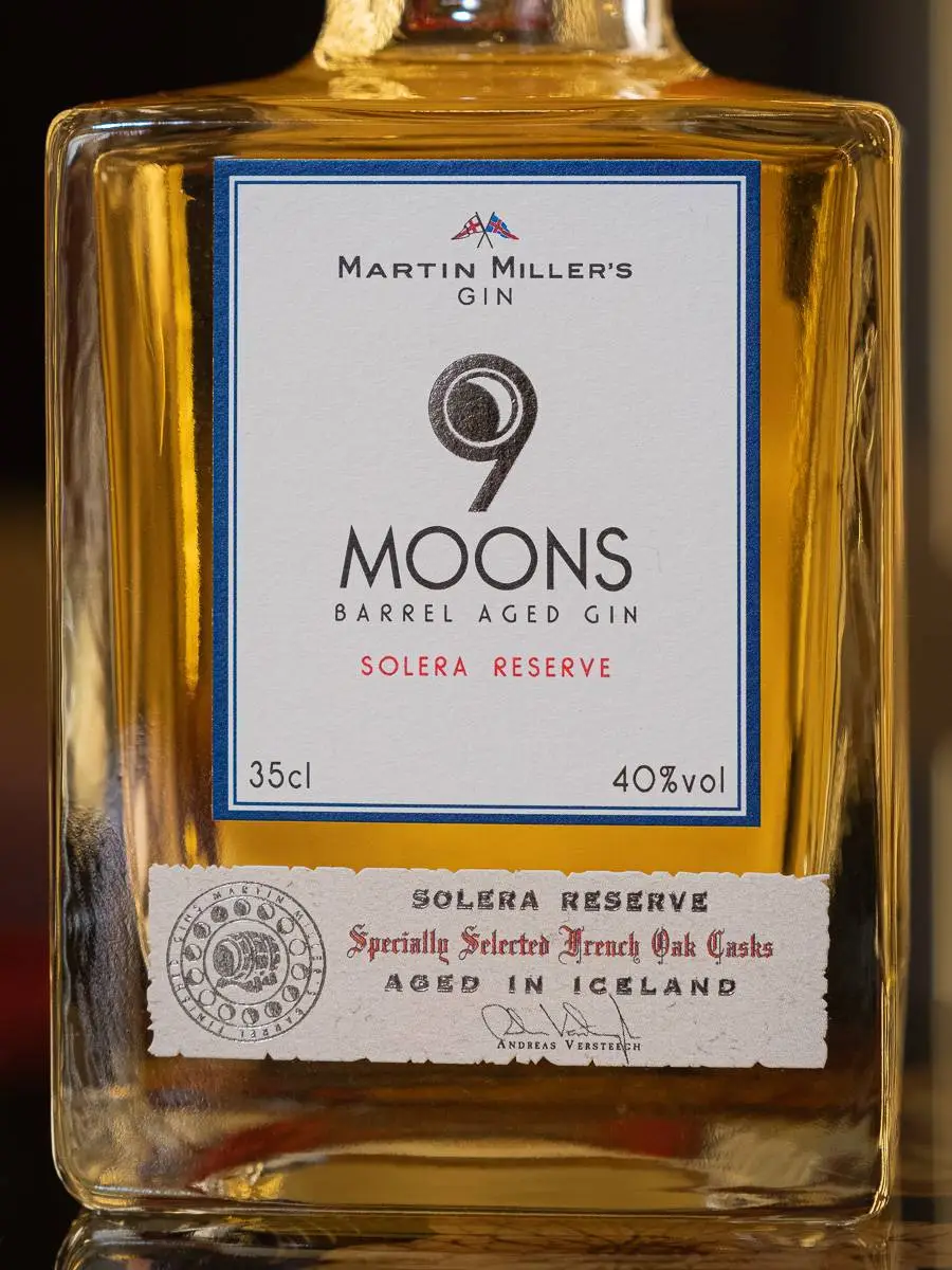 Этикетка Martin Millers Nine Moons 0.35 cl