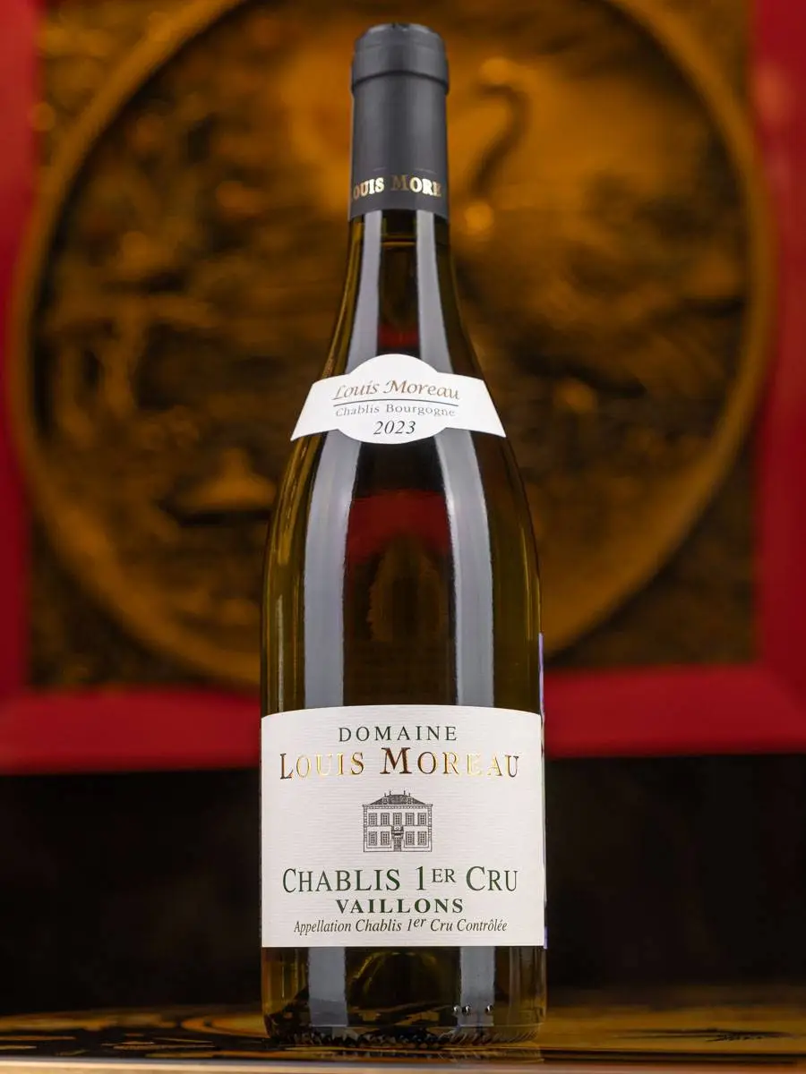 Вино Domaine Louis Moreau Chablis Premier Cru Vaillons 2023 / Шабли Премьер Крю Вайон Луи Моро