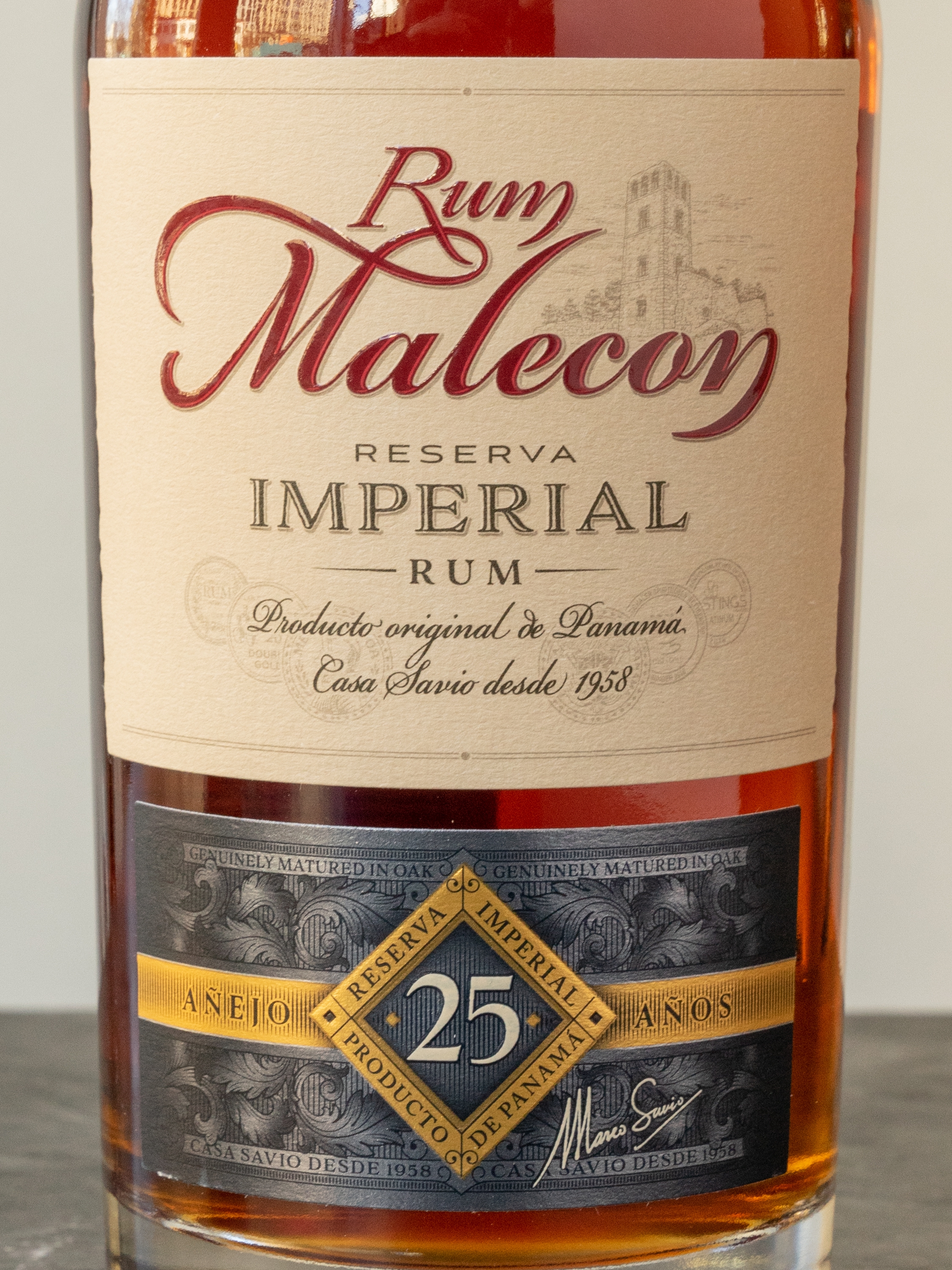 Ром Malecon Reserva Imperial Anejo 25 Anos купить в винном ресторане Остерия Амичи - лучшая цена Ром Malecon Reserva Imperial Anejo 25 Anos / Малекон Резерва Империал 25 лет