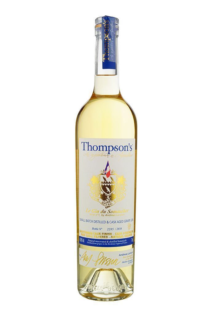 Джин Thompsons du Sommelier купить в ресторане Остерия - лучшая цена Джин Thompsons du Sommelier / Томпсонс ду Сомелье