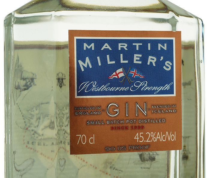 Джин Gin Martin Millers Westbourne Strength купить в ресторане Остерия - лучшая цена Джин Gin Martin Millers Westbourne Strength / Мартин Миллерс Вестбурн Стренгс