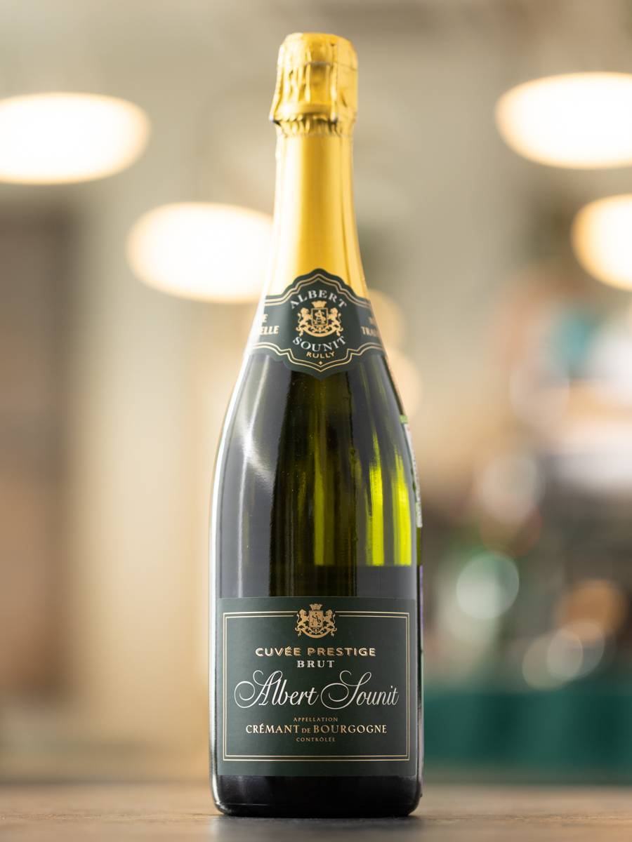 Игристое вино Albert Sounit Cremant de Bourgogne Cuvee Prestige Brut купить в винном ресторане Остерия Амичи - лучшая цена Игристое вино Albert Sounit Cremant de Bourgogne Cuvee Prestige Brut / Креман де Бургонь Кюве Престиж Альбер Суни