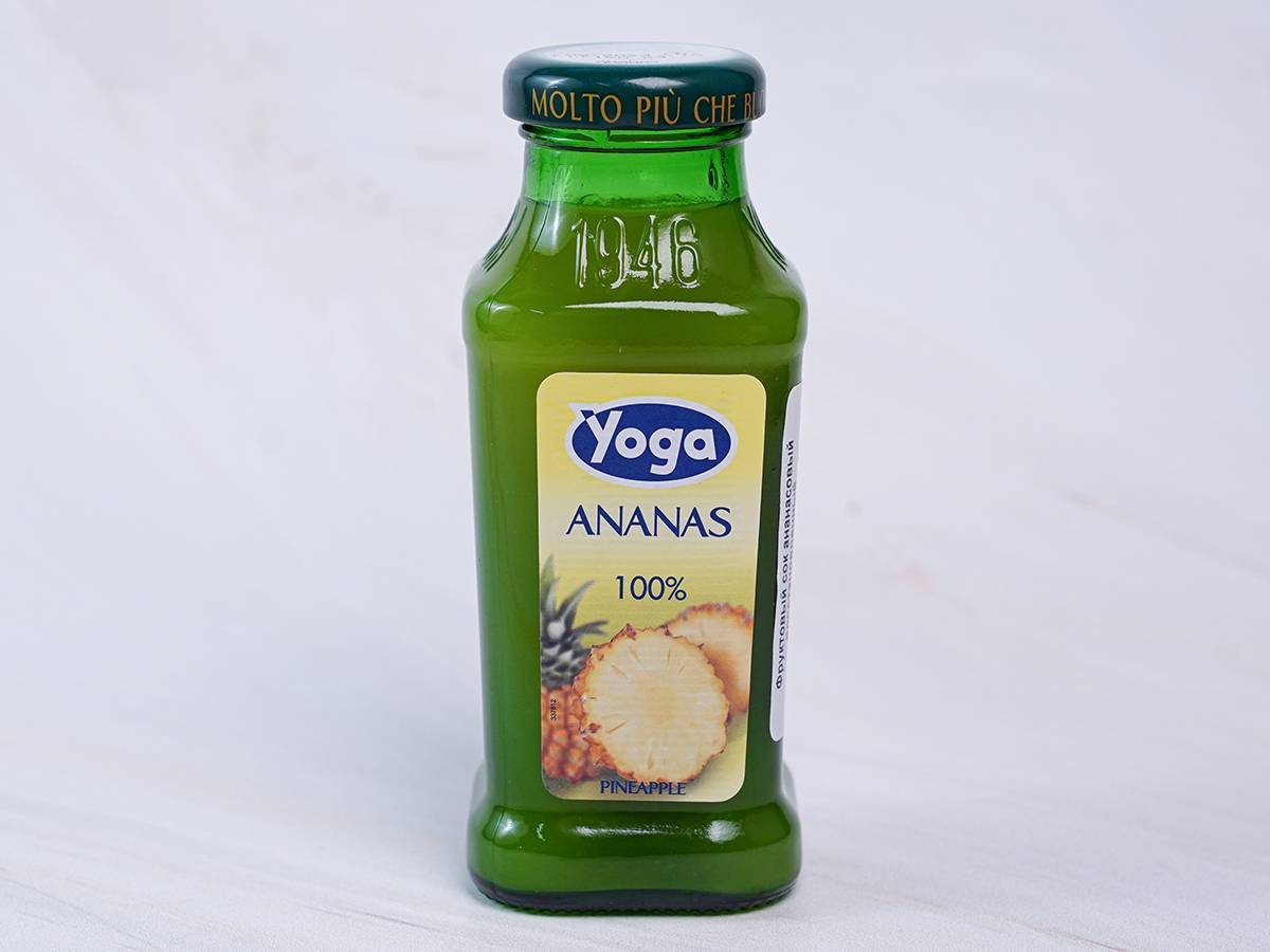 Сок ананасовый 100% Yoga