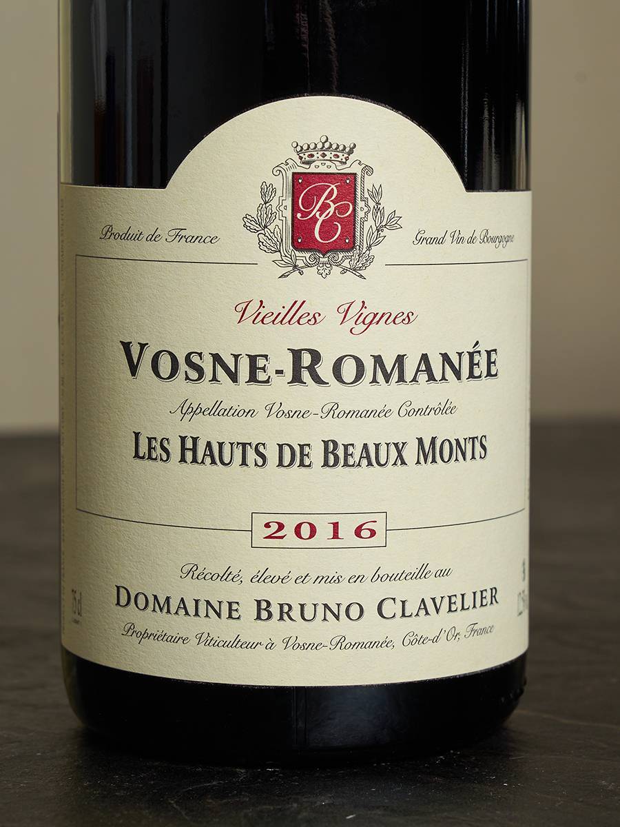 Вино Domaine Bruno Clavelier Vosne-Romanee Les Hauts de Beaux Monts 2016 купить в винном ресторане Остерия - лучшая цена Вино Domaine Bruno Clavelier Vosne-Romanee Les Hauts de Beaux Monts 2016 / Вон-Романе Домен Бруно Клавелье Ле О де Бо Мон Вон-Романе Премье Крю Домен Бруно Клавелье О Брюле 2016 750