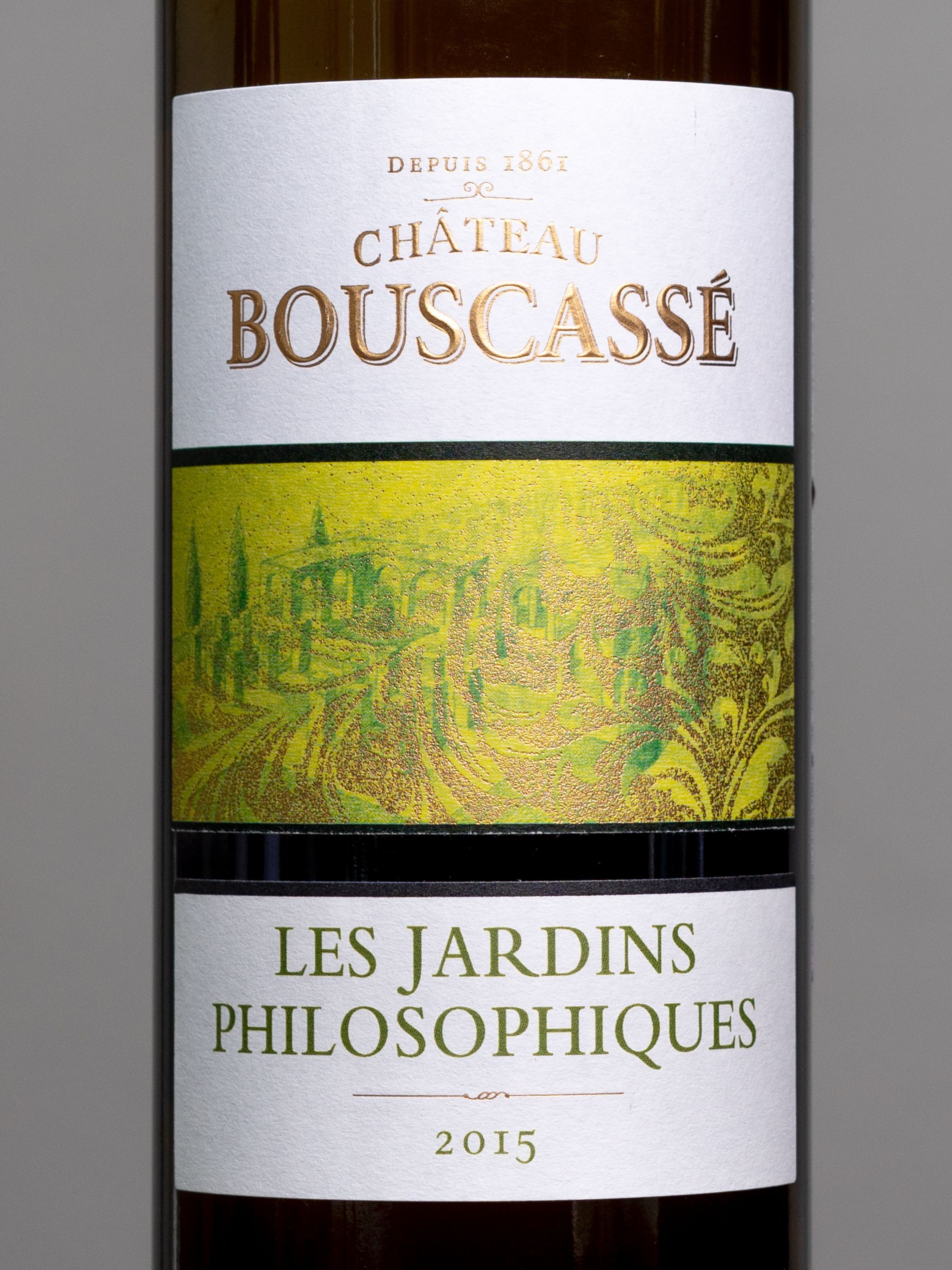 Купить вино Chateau Bouscasse Les Jardins Philosophiques в винном ресторане Остерия цена Вино Chateau Bouscasse Les Jardins Philosophiques / Шато Бускассе Ле Жардан Философик