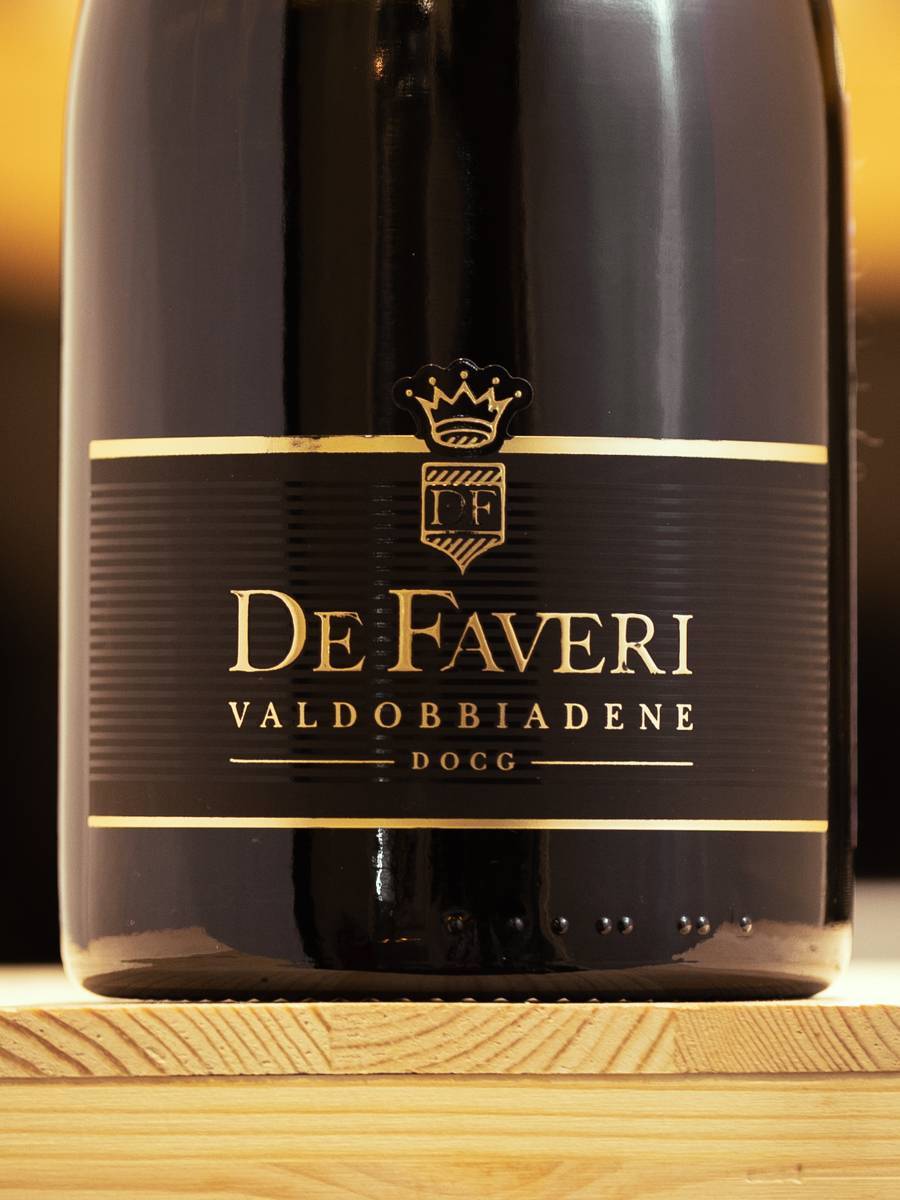 этикетка De Faveri Valdobbiadene Prosecco Superiore Extra Dry