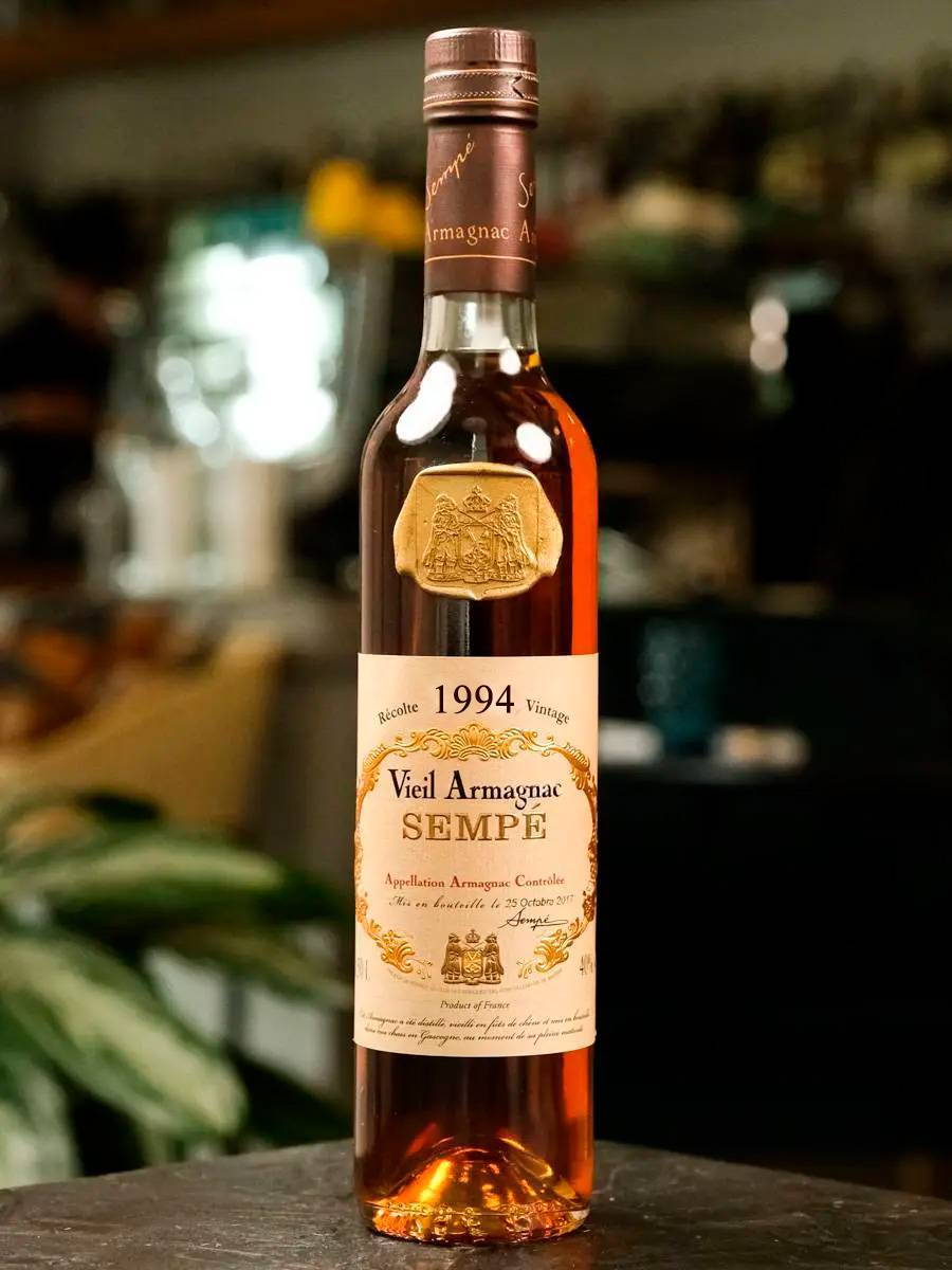 Арманьяк Armagnac Sempe Vieil 1994 купить в ресторане Остерия Амичи - лучшая цена Арманьяк Armagnac Sempe Vieil 1994 / Семпэ Вьей 1994