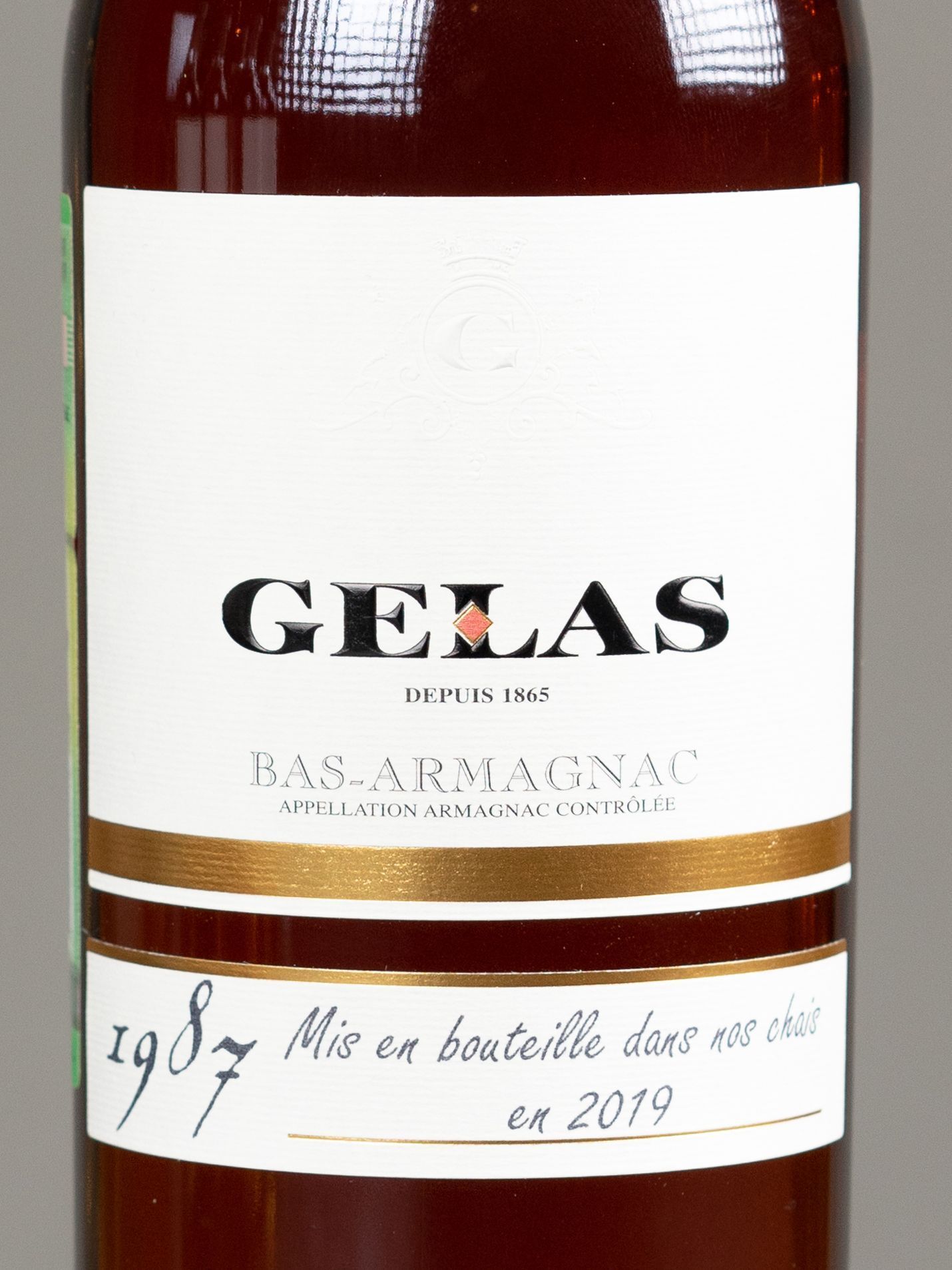 Арманьяк Gelas Bas Armagnac 1987 купить в ресторана Остерия - лучшая цена Арманьяк Gelas Bas Armagnac 1987 / Желас Ба Арманьяк 1987