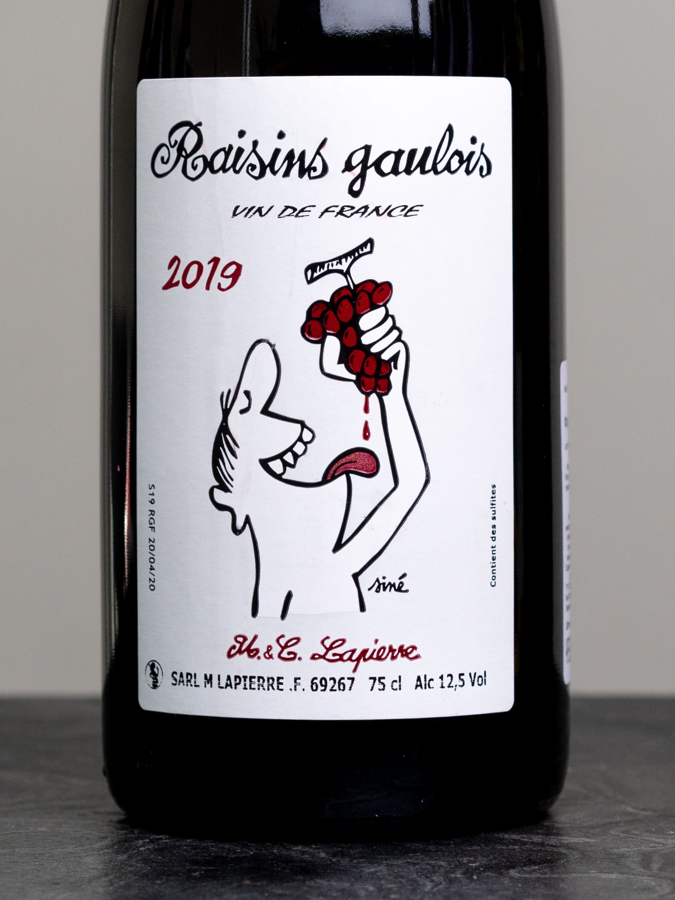 Купить вино Marcel Lapierre Raisins Gaulois в винном ресторане Остерия цена Вино Marcel Lapierre Raisins Gaulois / Марсель Лапьер Резан Голуа