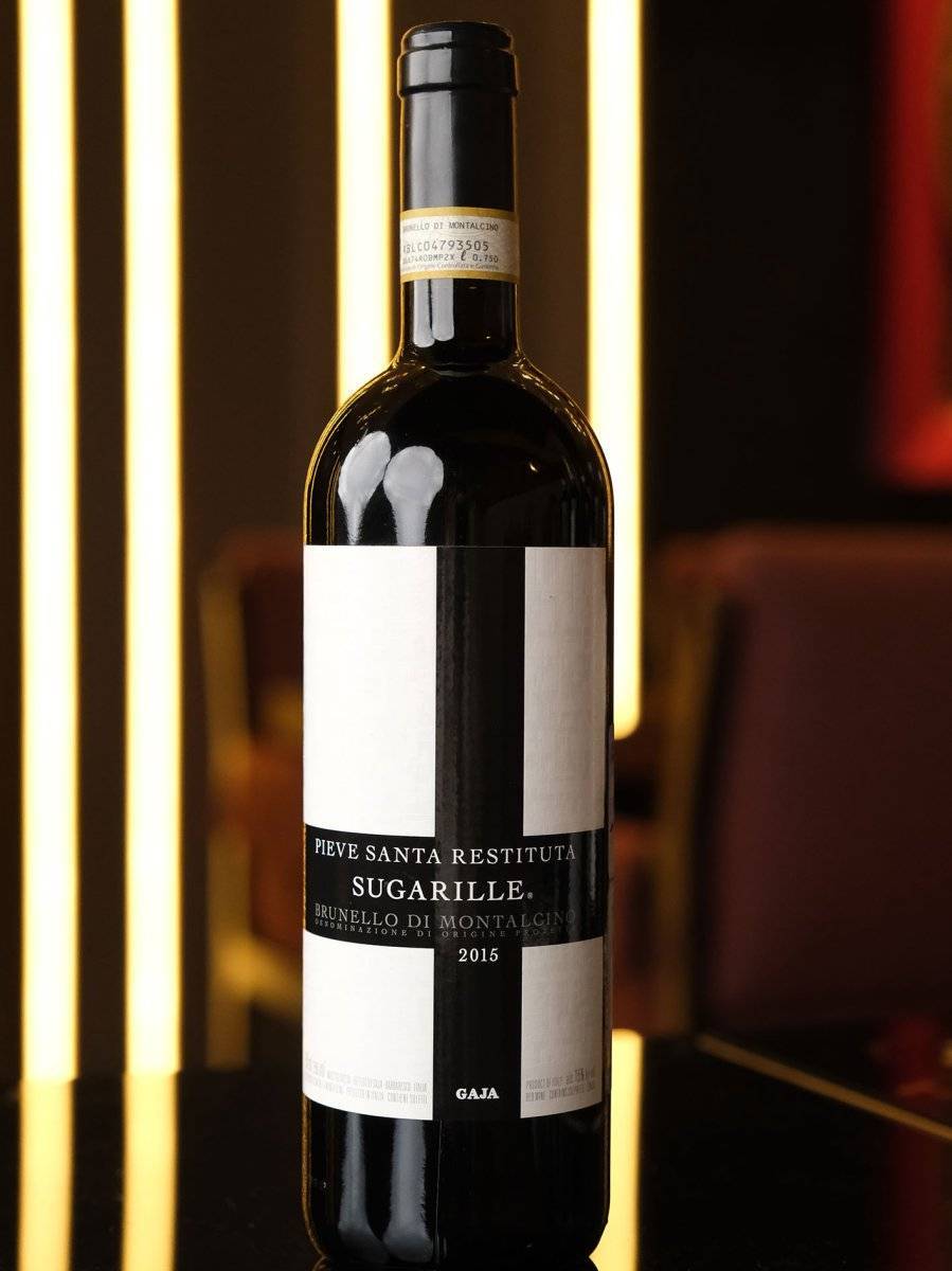 Купить вино Gaja Pieve Santa Restituta Sugarille Brunello di Montalcino в ресторане цена Вино Gaja Pieve Santa Restituta Sugarille Brunello di Montalcino / Гайя Пиеве Санта Реститута Сюгарилле Брунелло ди Монтальчино