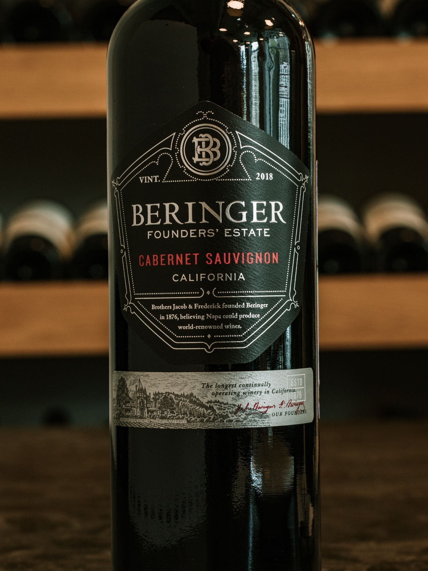 Купить вино Beringer Founder’s Estate Cabernet Sauvignon в ресторане Остерия Амичи Вино Beringer Founder’s Estate Cabernet Sauvignon / Беринжер Фаундер’с Эстейт Каберне Совиньон