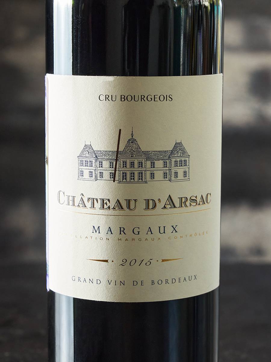 Этикетка Chateau d'Arsac Cru Bourgeois Margaux AOC