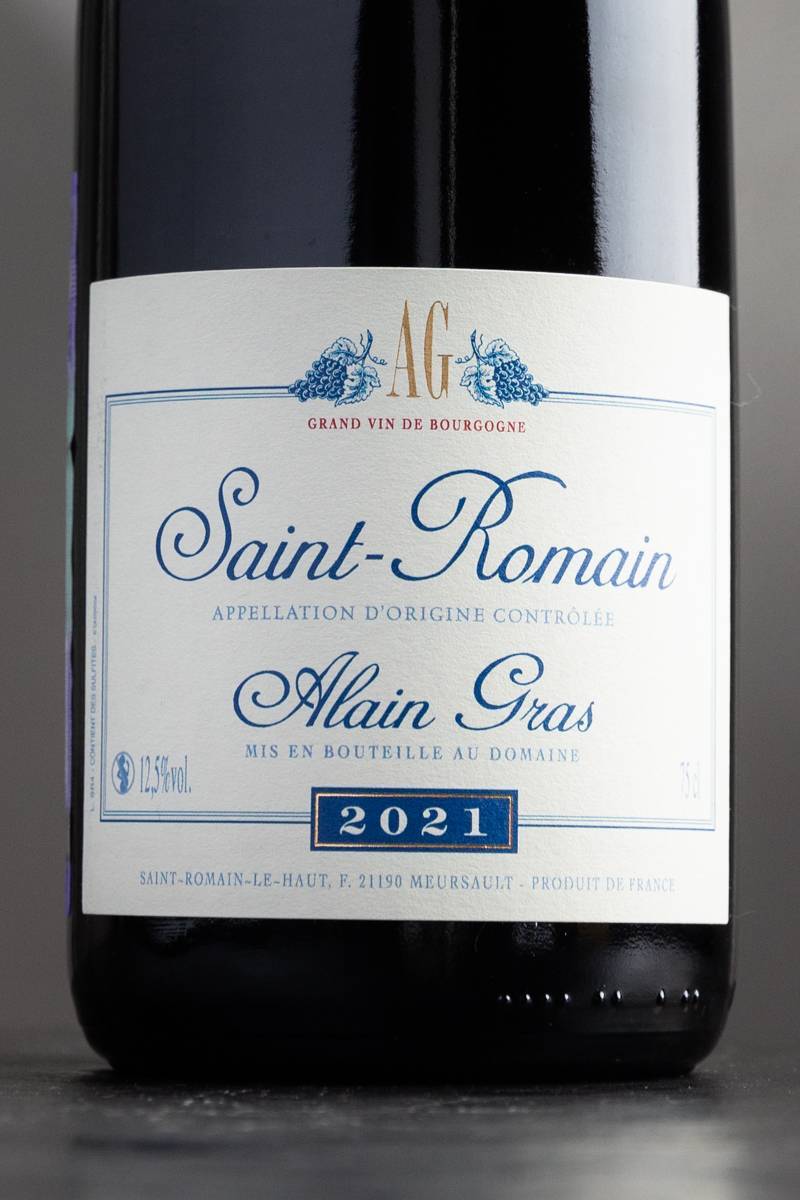 Вино Domaine Alain Gras Saint-Romain Сhardonnay 2021 купить в винном ресторане Остерия - лучшая цена Вино Domaine Alain Gras Saint-Romain Сhardonnay 2021 / Домен Ален Гра Сен-Ромен Шардоне