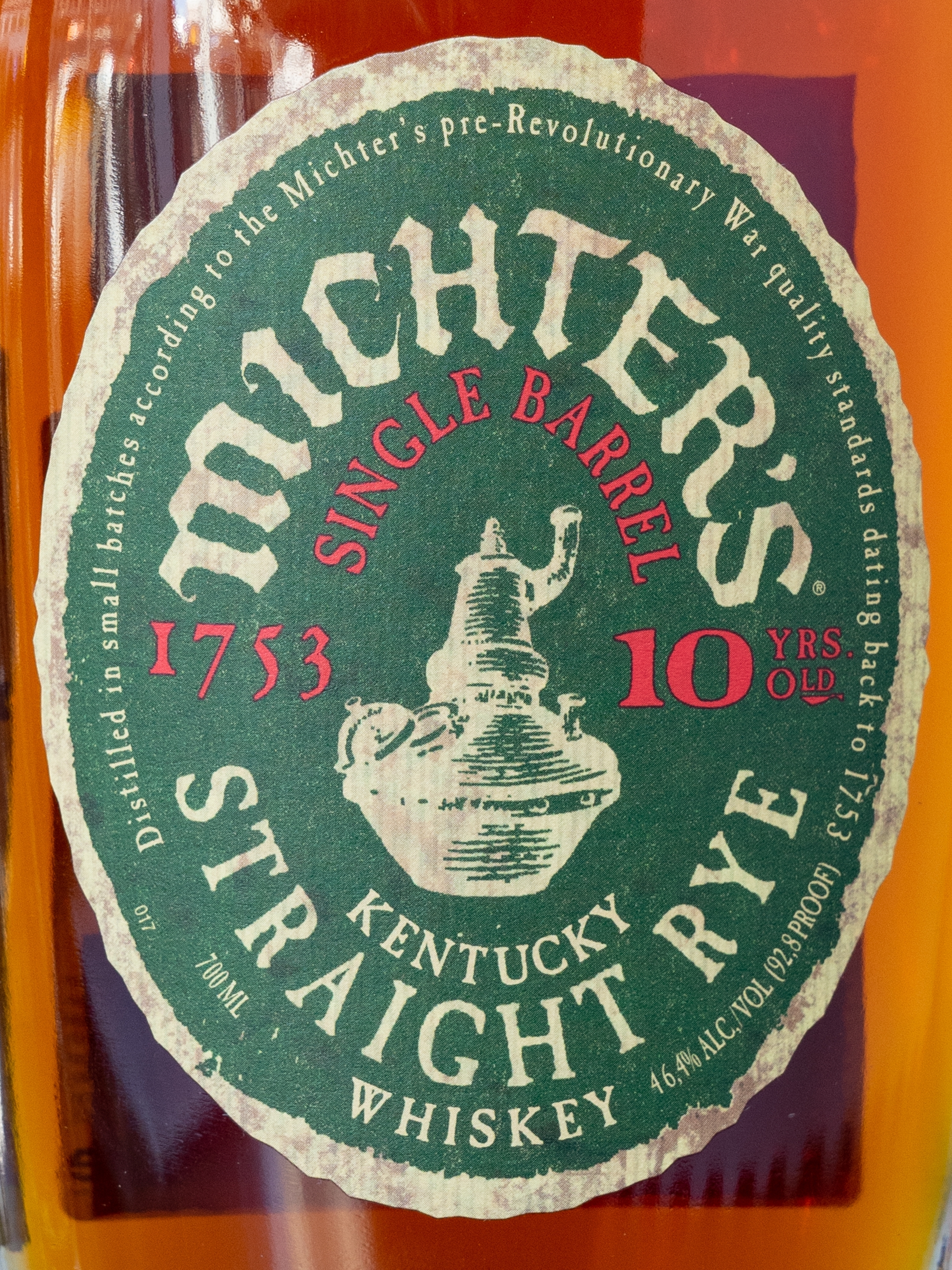 Виски Michter's 10 Year Old Straight Bourbon / Миктерс Стрейт Бурбон 10 лет