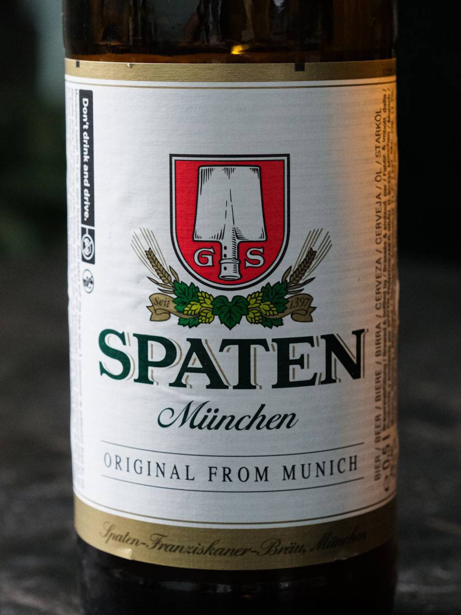 Этикетка Spaten Munchen