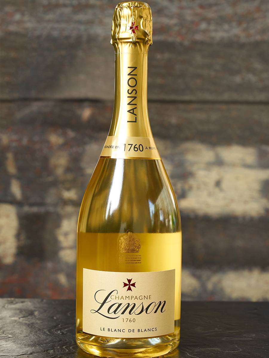 Шампанское Lanson Le Blanc de Blancs Brut купить в винном ресторане Остерия - лучшая цена Шампанское Lanson Le Blanc de Blancs Brut / Шампань Лансон ле Блан де Блан Брют