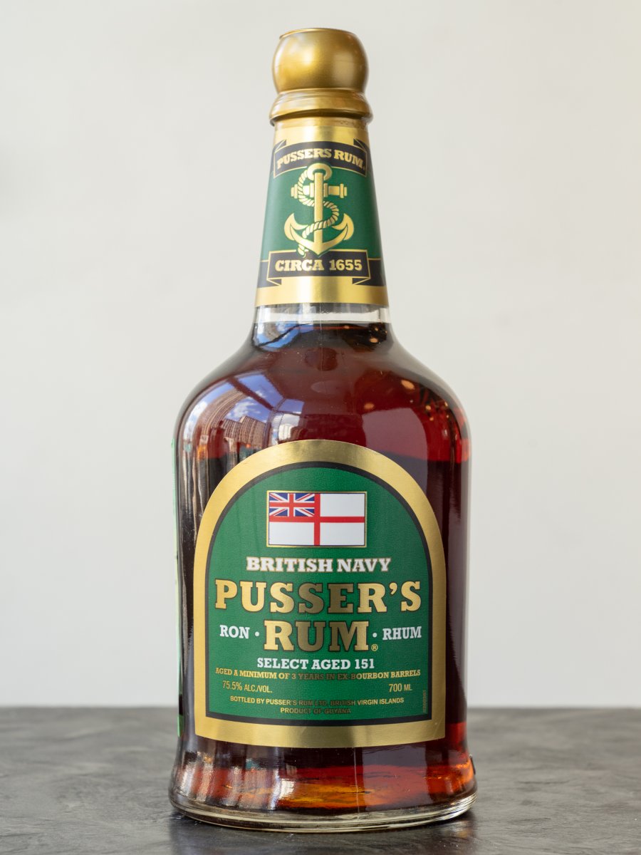 Ром Pussers Select Aged 151 купить в винном ресторане Остерия Амичи - лучшая цена Ром Pussers Select Aged 151 / Пусерс Селект Эйжд 151