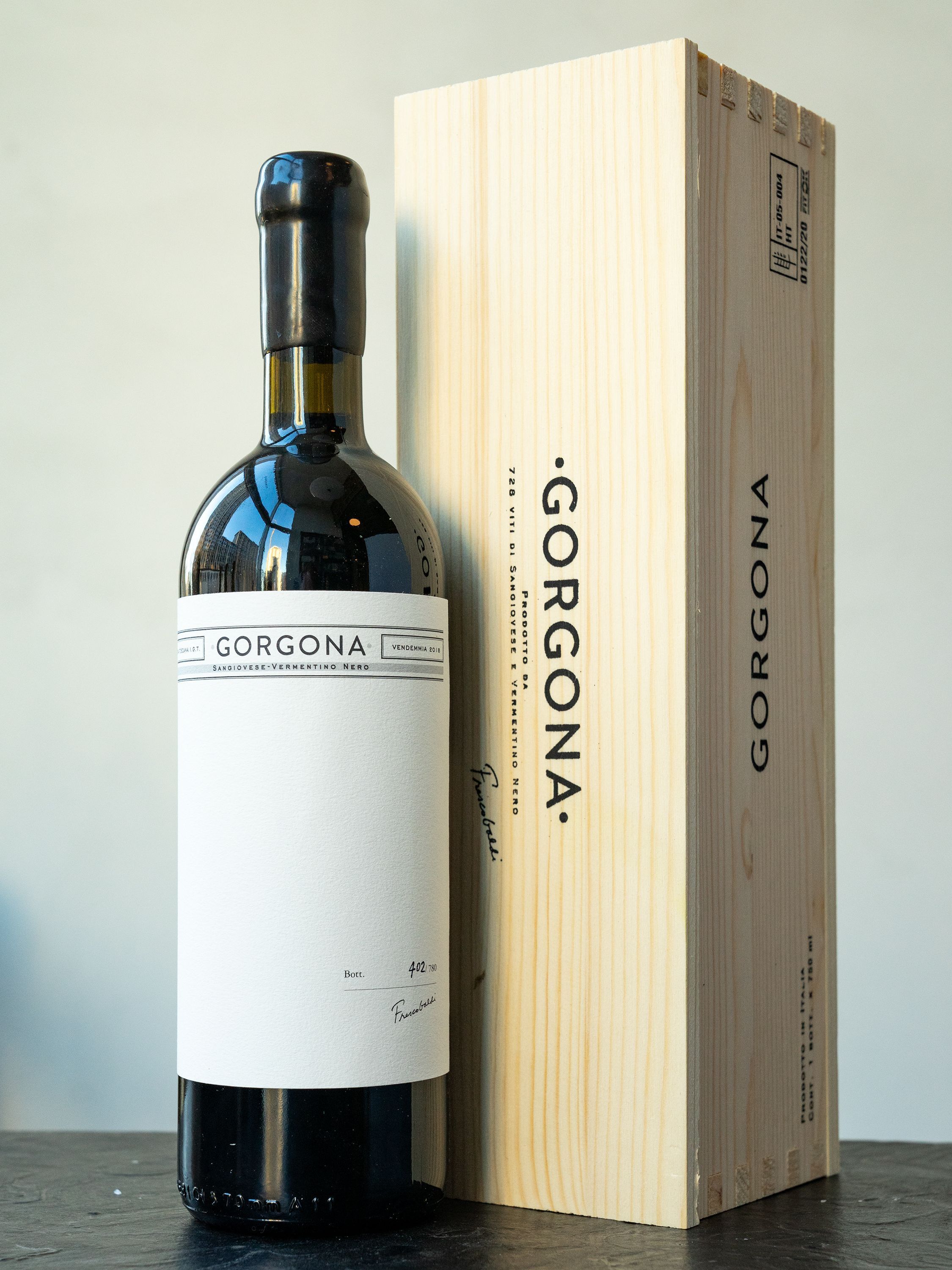Вино красное Gorgona Costa Toscana 2018 купить в винном ресторане Остерия - лучшая цена Вино красное Gorgona Costa Toscana 2018 / Горгона Коста Тоскана 2018