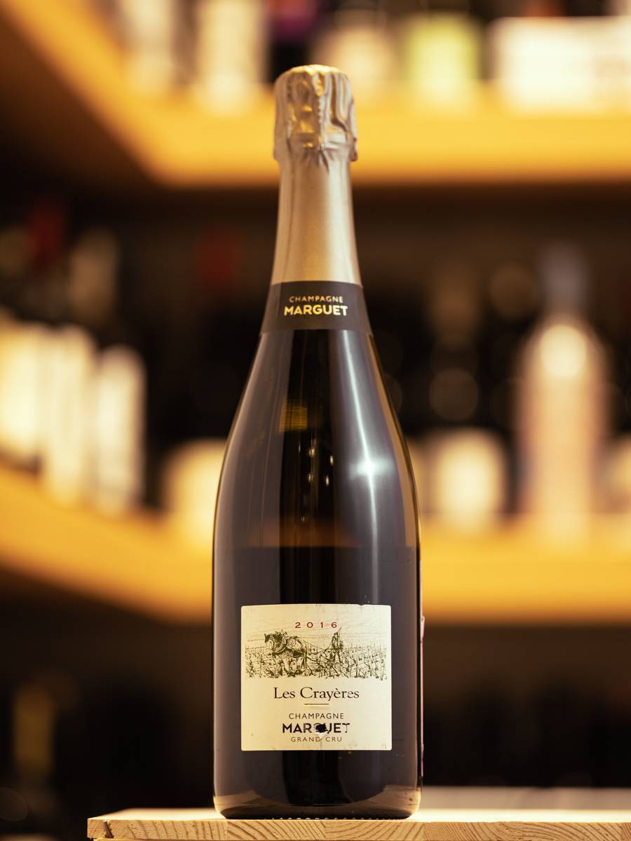 Шампанское Marguet Les Crayeres Grand Cru Extra Brut 2016 купить в винном ресторане Остерия - лучшая цена Шампанское Marguet Les Crayeres Grand Cru Extra Brut 2016 / Марге Ле Крейер Гран Крю Экстра Брют