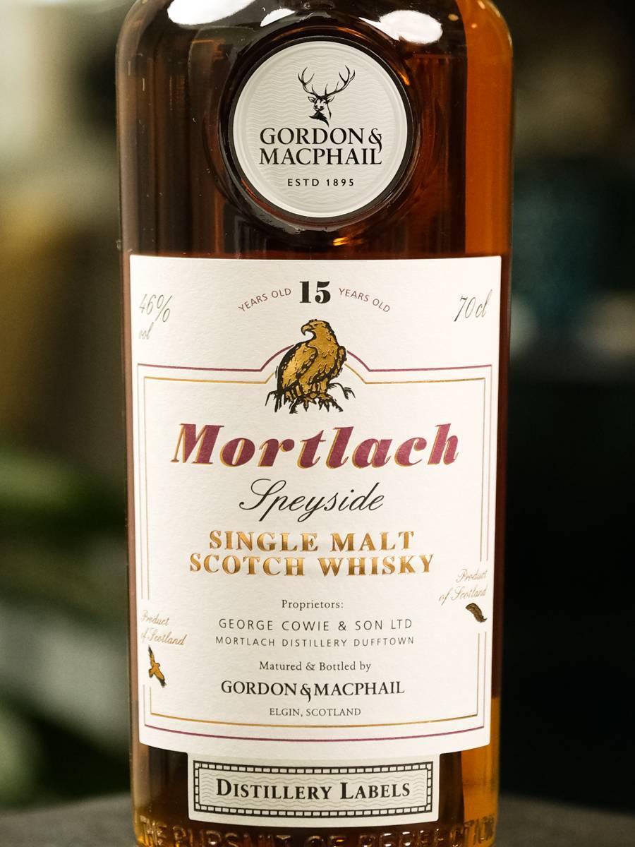 Купить виски Gordon & Macphail Mortlach 15 лет в ресторане Остерия лучшая цена Виски Gordon & Macphail Mortlach 15 YO / Гордон & Макфейл Мортлах 15 лет