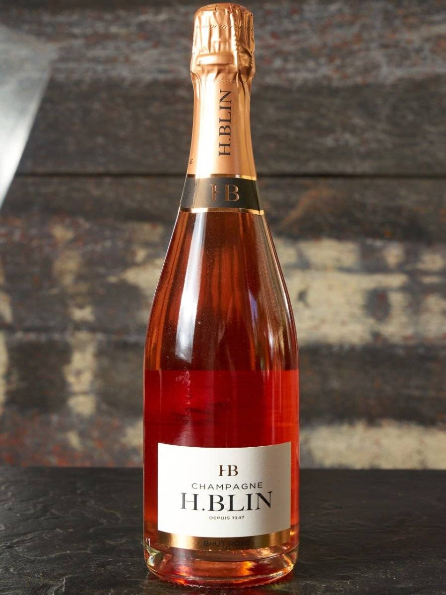 Шампанское H. Blin Brut Rose купить в винном ресторане Остерия - лучшая цена Шампанское H. Blin Brut Rose / А. Блин Брют Розе