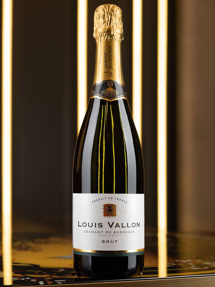 Игристое вино Louis Vallon Cremant de Bordeaux / Креман де Бордо Луи Валлон Брют